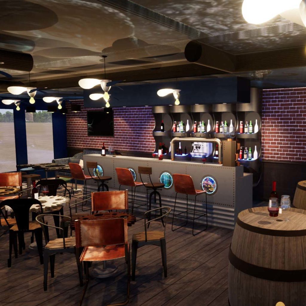 Mindae_3D_machiniste_bar_caen_steampunk_meca_agencement_comptoir_banquettes_miniature