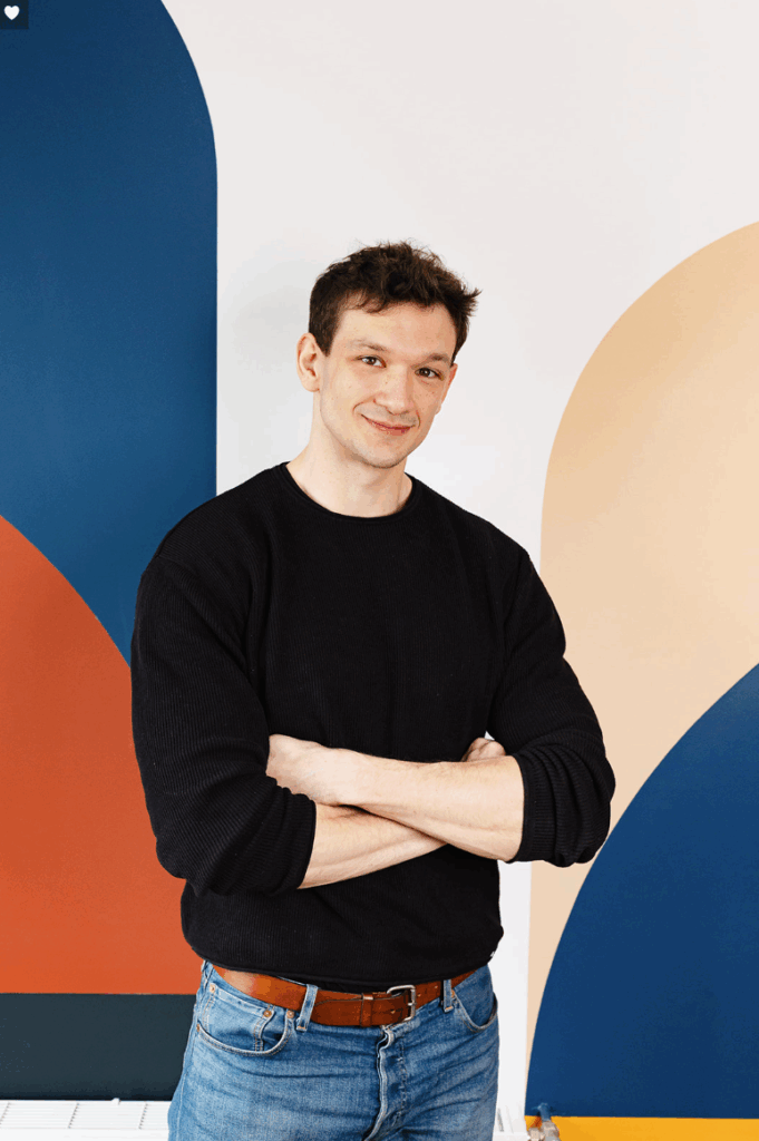 Olivier Lecomte, graphiste multimédia de l'équipe